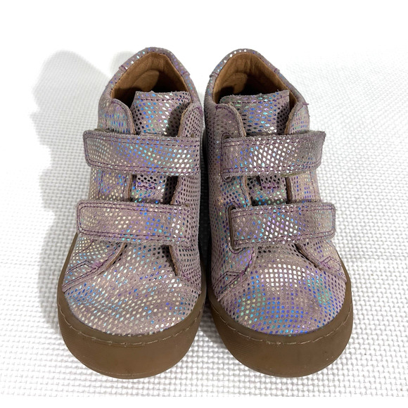 Froddo Ollie Girls Ankle Boots EUR 25 US 9 Leather Purple Blue Pink Sparkle - Picture 1 of 9